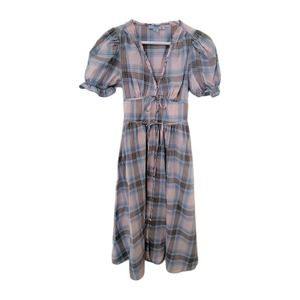 Hill House Sabrina Dress Size XS Pastel Spring Puff Sleeve Worn‎ By Jenna Hager